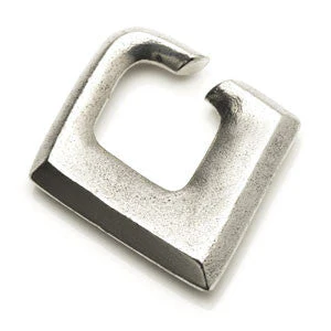 1x Diamond Silver Plate Brass Weight