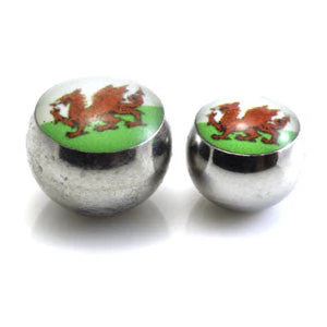 Clip In Logo Ball Attachment - Welsh Dragon