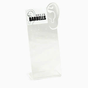 Helix Barbell Left Display Stand - 4 across (Holds 25)