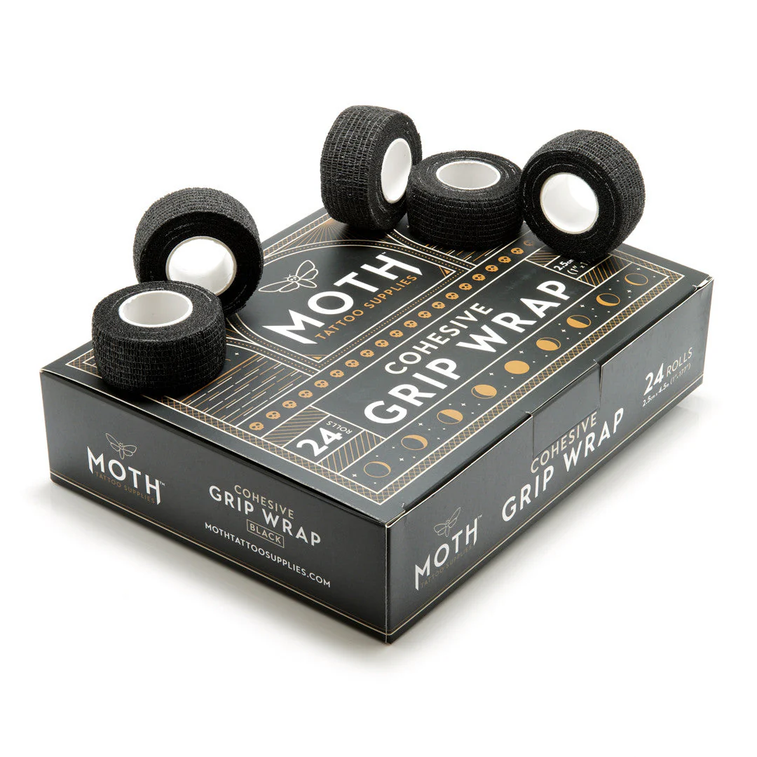 Moth Grip Wrap 1" - Box of 24 - Black