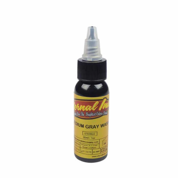SHORT DATE - DISCOUNTED - Eternal Ink Grey Wash Medium - 4oz