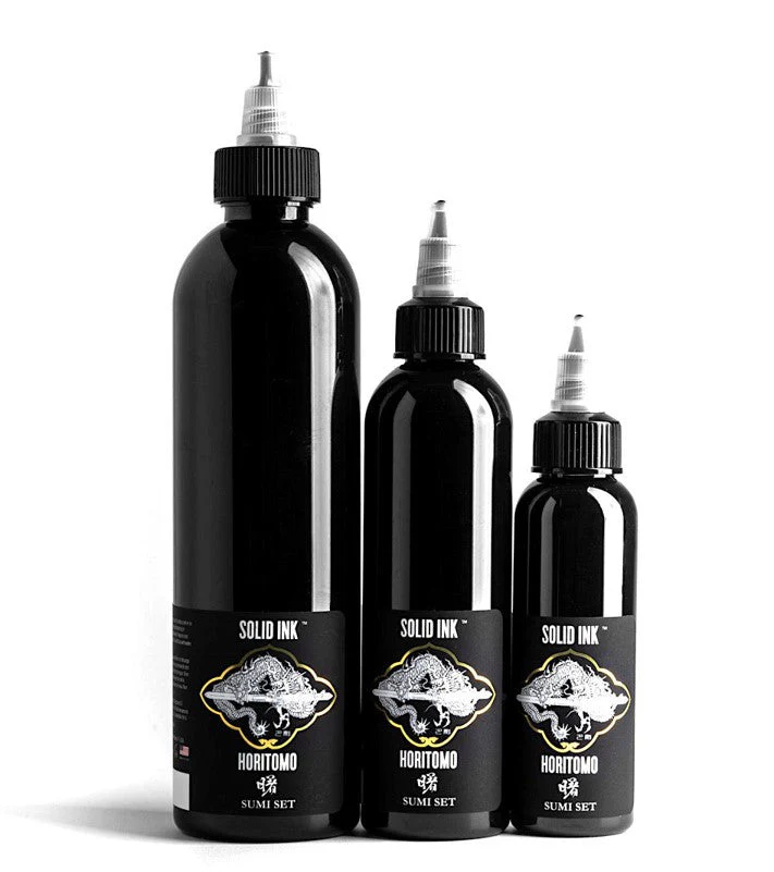 Solid Ink Horitomo Sumi Dark - 4oz