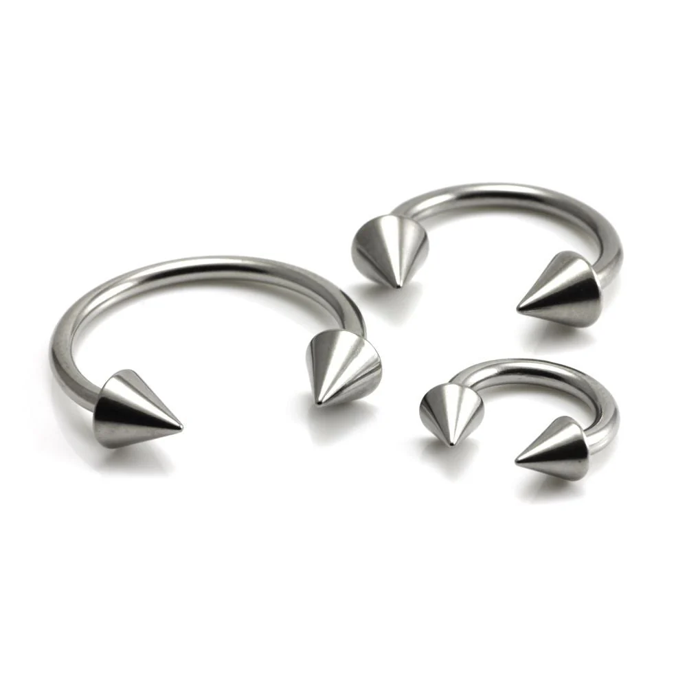 Steel Circular Barbell with Cones 1.6mm