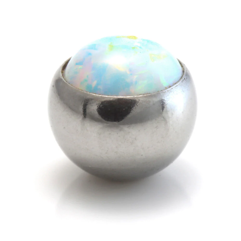 Steel Opal Gem Ball-1.2-3-Green