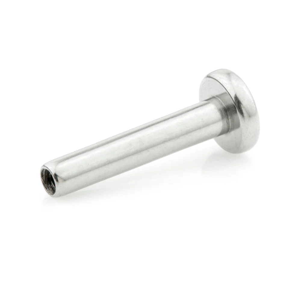 Threadless Ti Micro Small Base Labret Stem