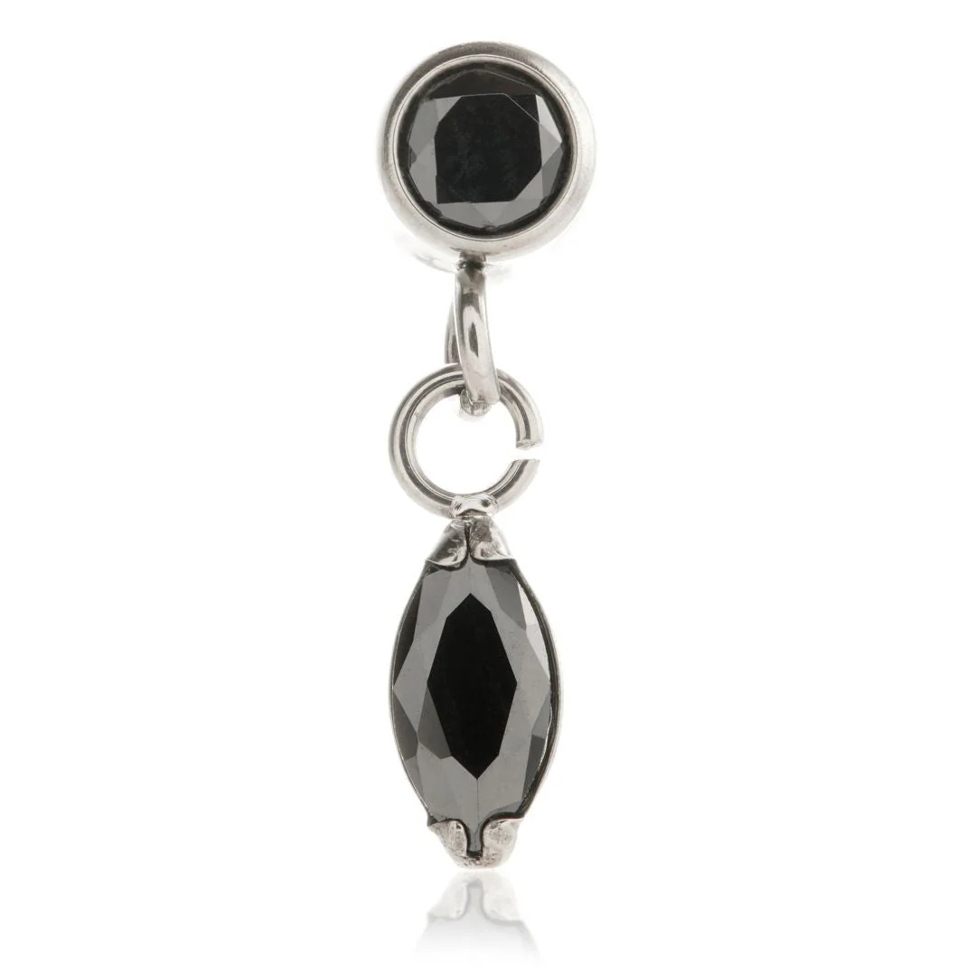 Ti Internal Hanging Marquise Round Gem Attachment