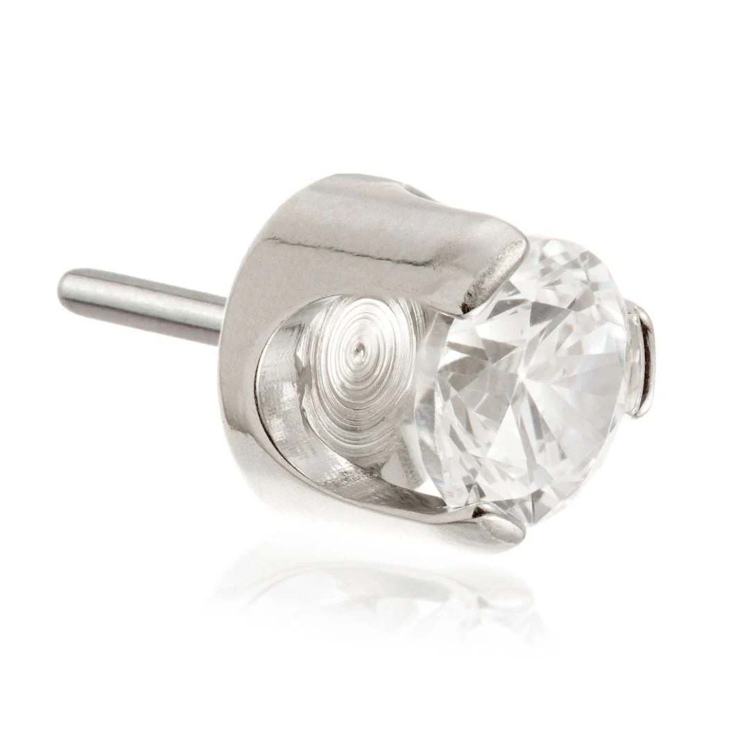 Ti Threadless Open Bezel Gem Attachment