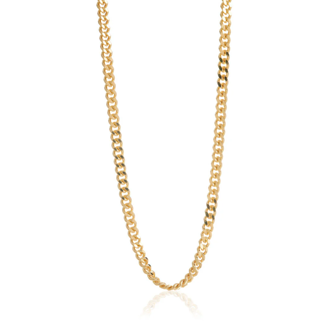 Tish Lyon Curb Chain 9ct Yellow Gold