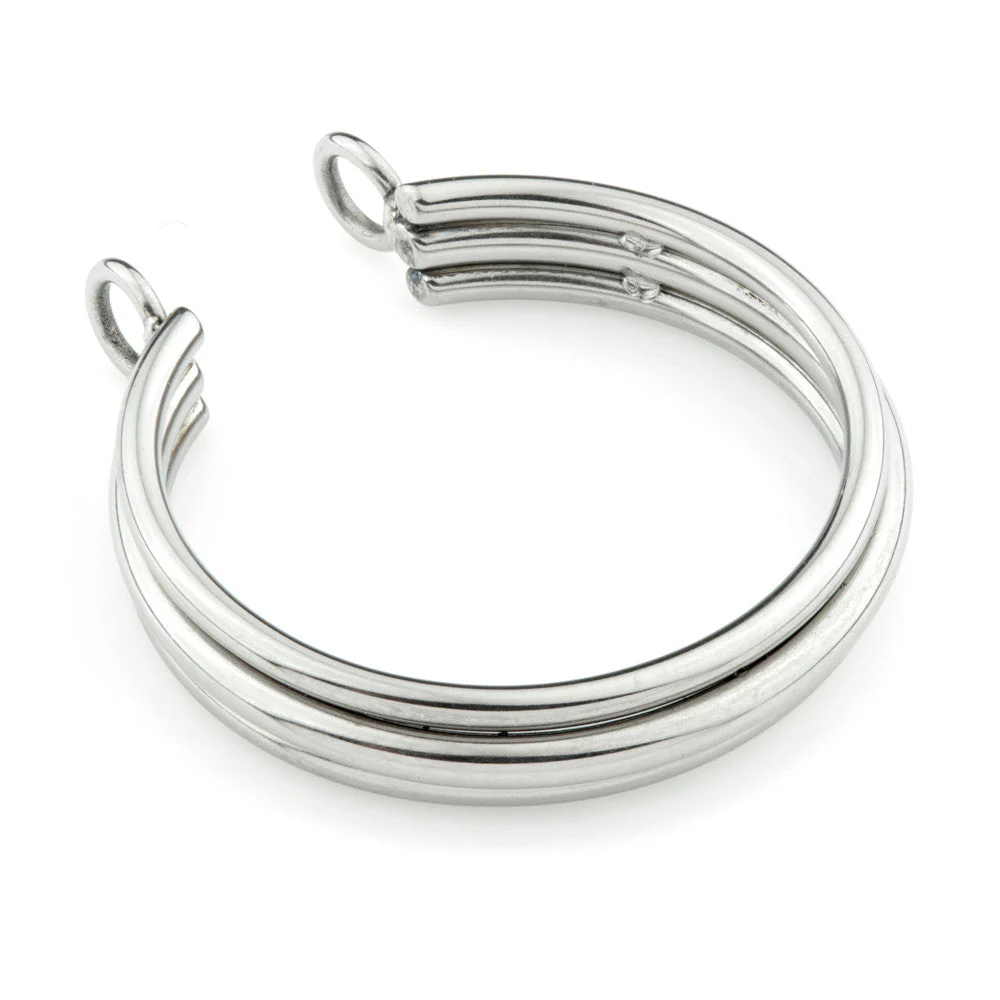 Titanium Conch Stacked Cuff
