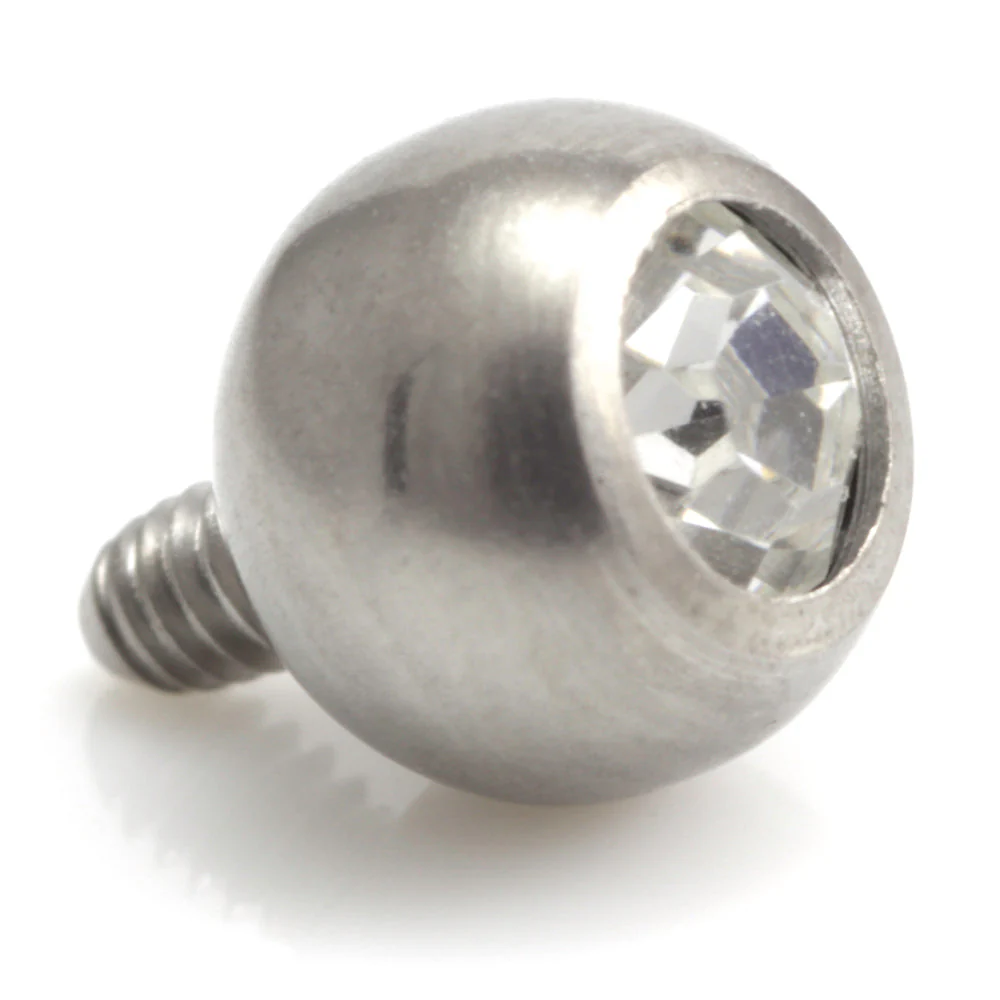 Titanium Internal Thread Gem Ball - Image 3