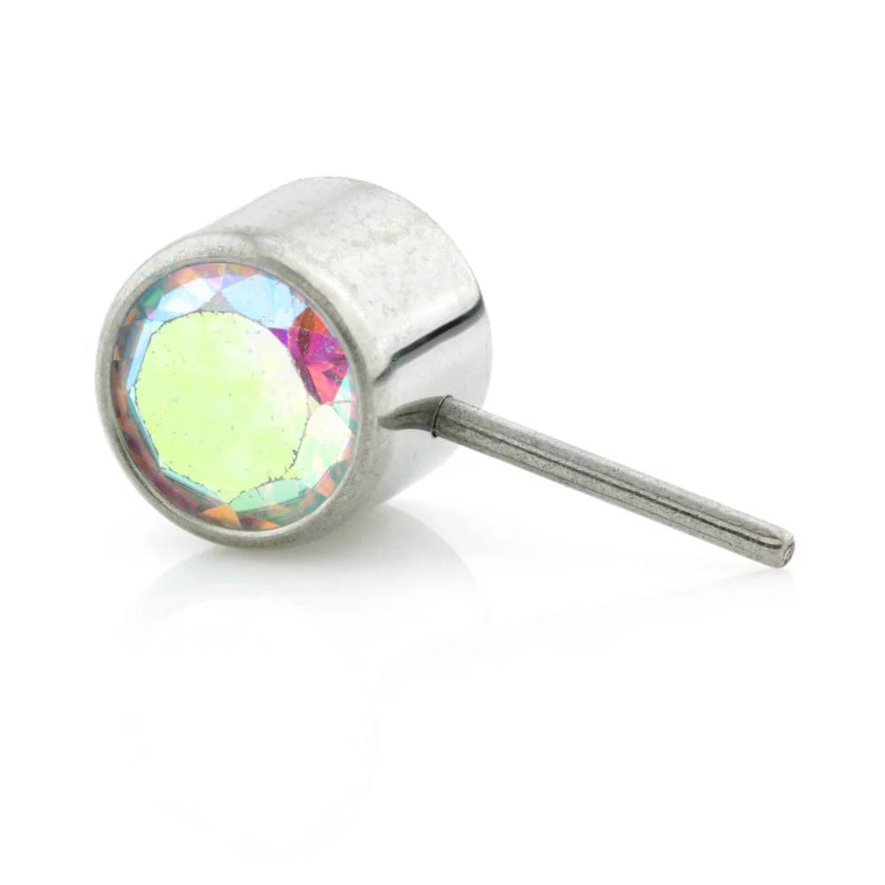 Titanium Threadless Forward Facing Gem Disk