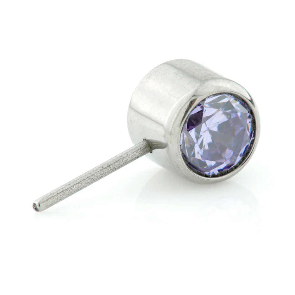 Titanium Threadless Forward Facing Gem Disk - Image 2