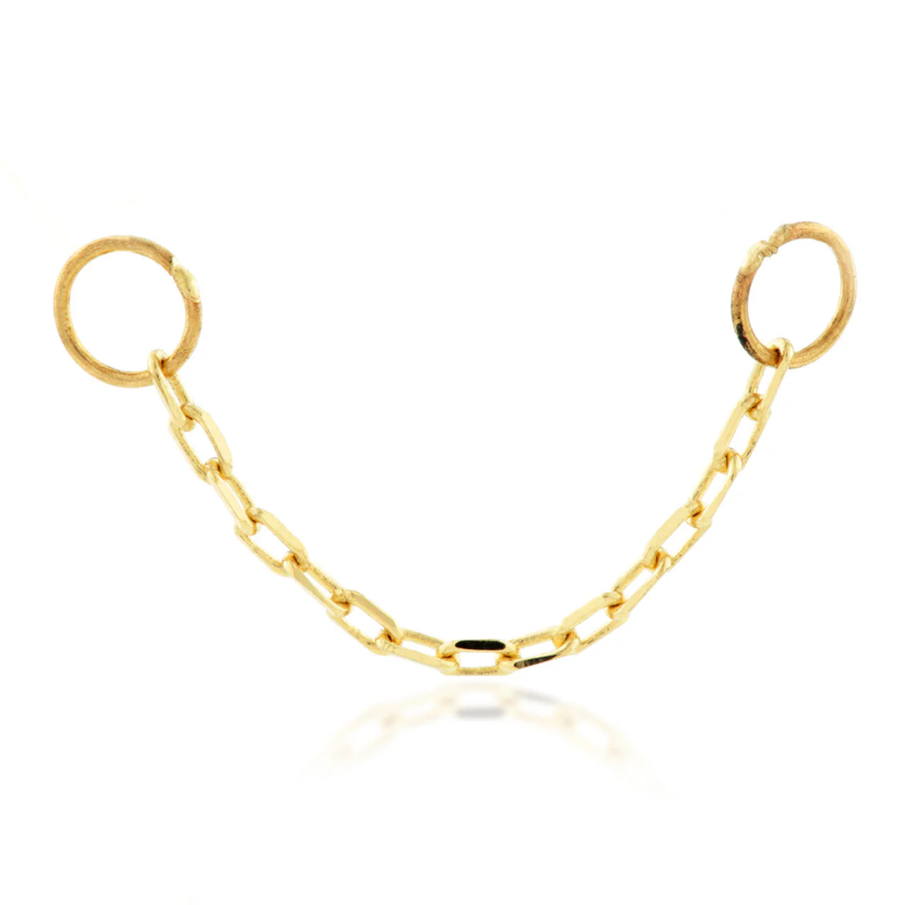 TL - 14ct Gold Hanging Chain Charm-14K-25-Y