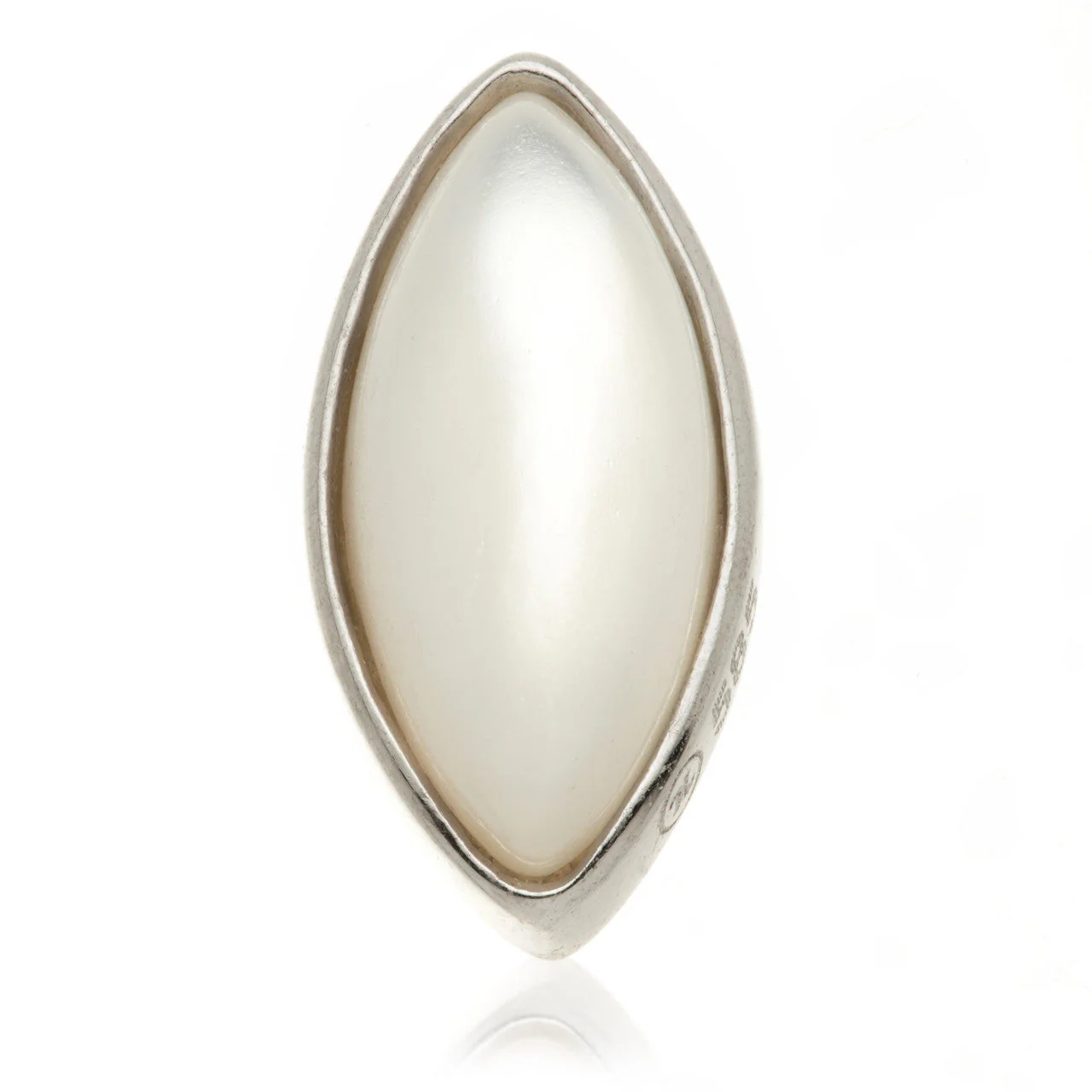 TL - 14ct Gold Internal Mother of Pearl Cabochon Marquise Attachment